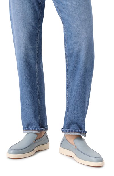 Кожаные лоферы detroit SANTONI, арт. MGDG17824TICSWLM, фото 3