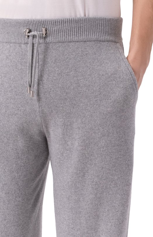 Брюки из кашемира и шерсти Balmain FH0PQ356/KI87 Серый  FH0PQ356/KI87 Фото 5