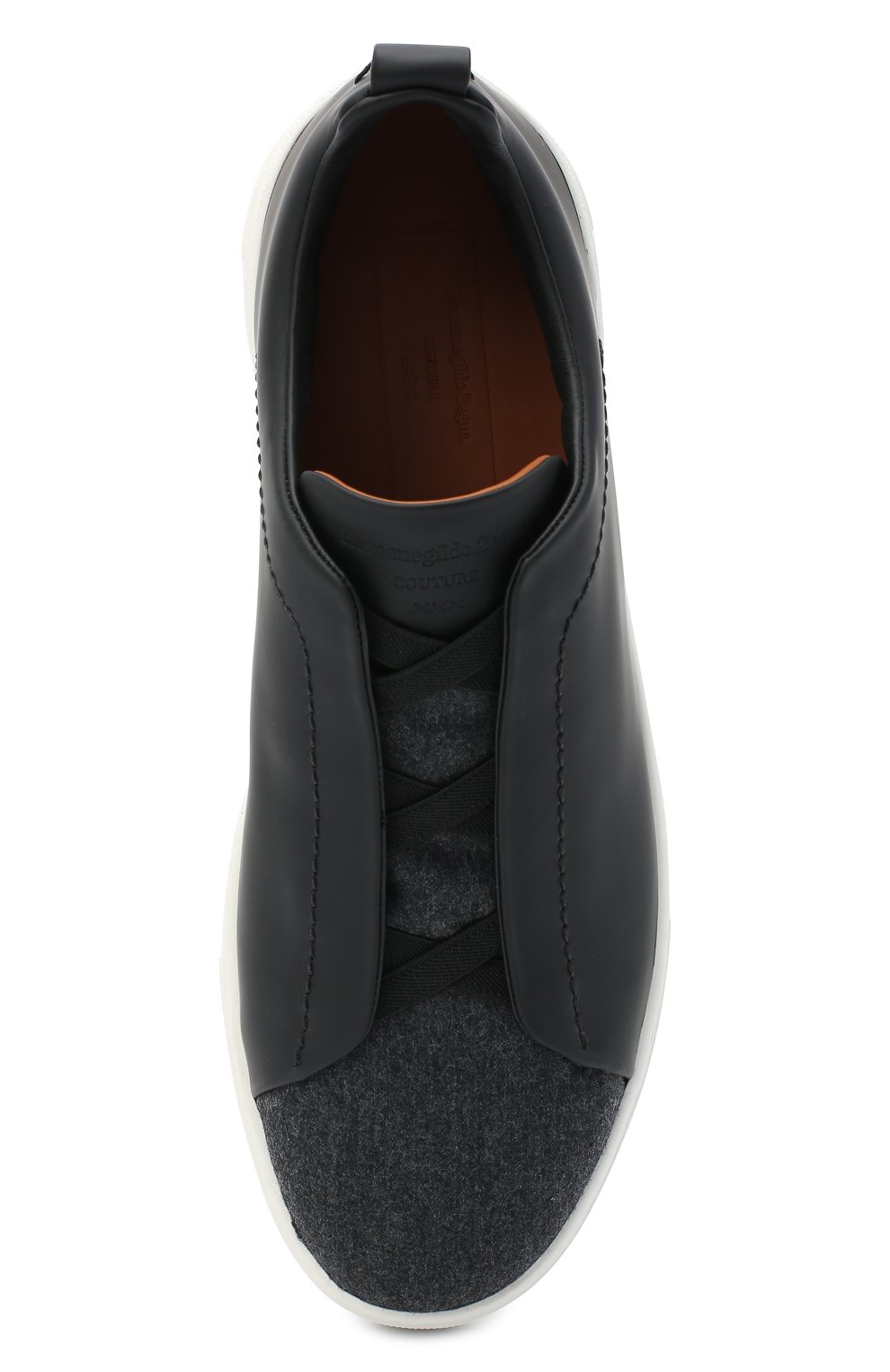 Комбинированные кеды triple stitch ZEGNA, арт. A4666X-LHG0M, фото 5