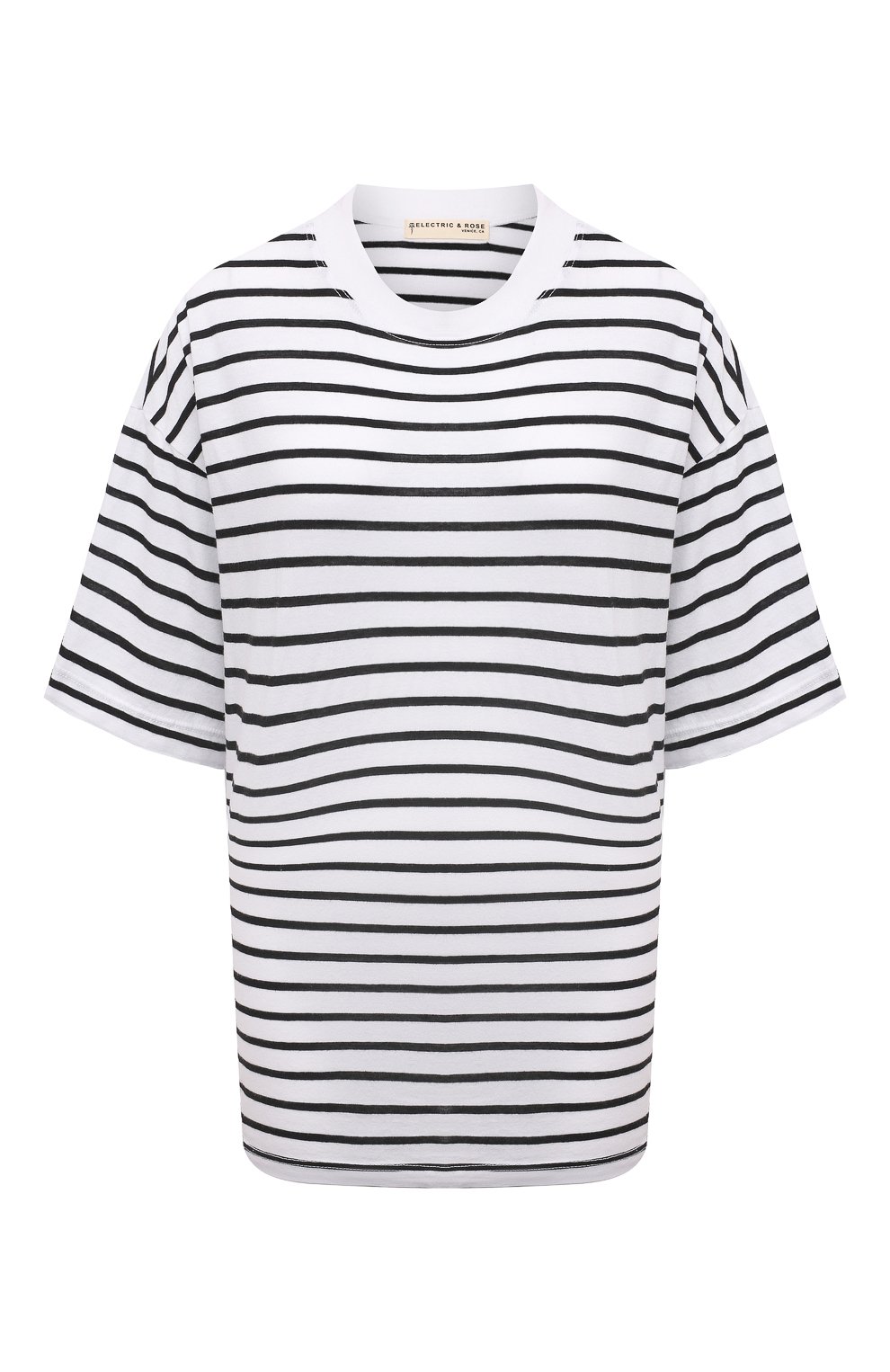 Хлопковая футболка ELECTRIC AND ROSE, арт. LFTP24-STRIPE, фото 1