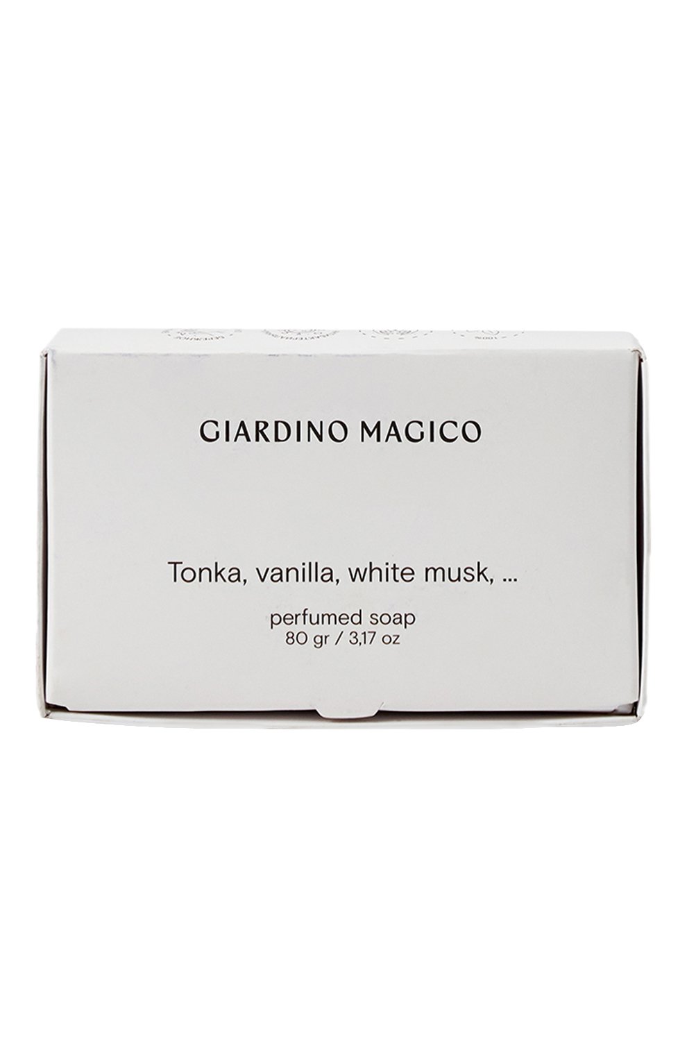Твердое парфюмированное мыло tonka, vanilla, white musk (80g) GIARDINO MAGICO, арт. 4640200323712, фото 1