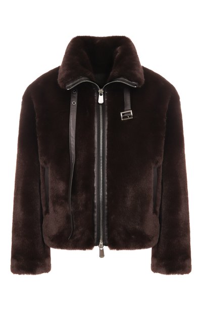 Женская шуба из экомеха PINKO, арт. 106013/A1ZM