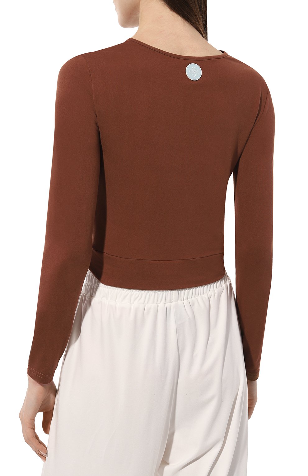 Топ EVERREVER коричневого цвета по цене 5990 руб., арт. RE-KTS-BRWS-03, фото 4 Топ EVERREVER, арт. RE-KTS-BRWS-03, фото 4