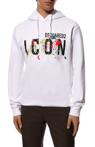 Хлопковое худи icon DSQUARED2, арт. S79GU0072/S25516, фото 3