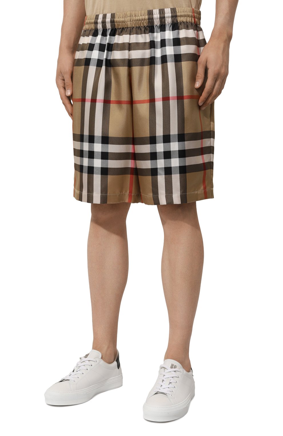Шелковые шорты BURBERRY, арт. 8051281, фото 3