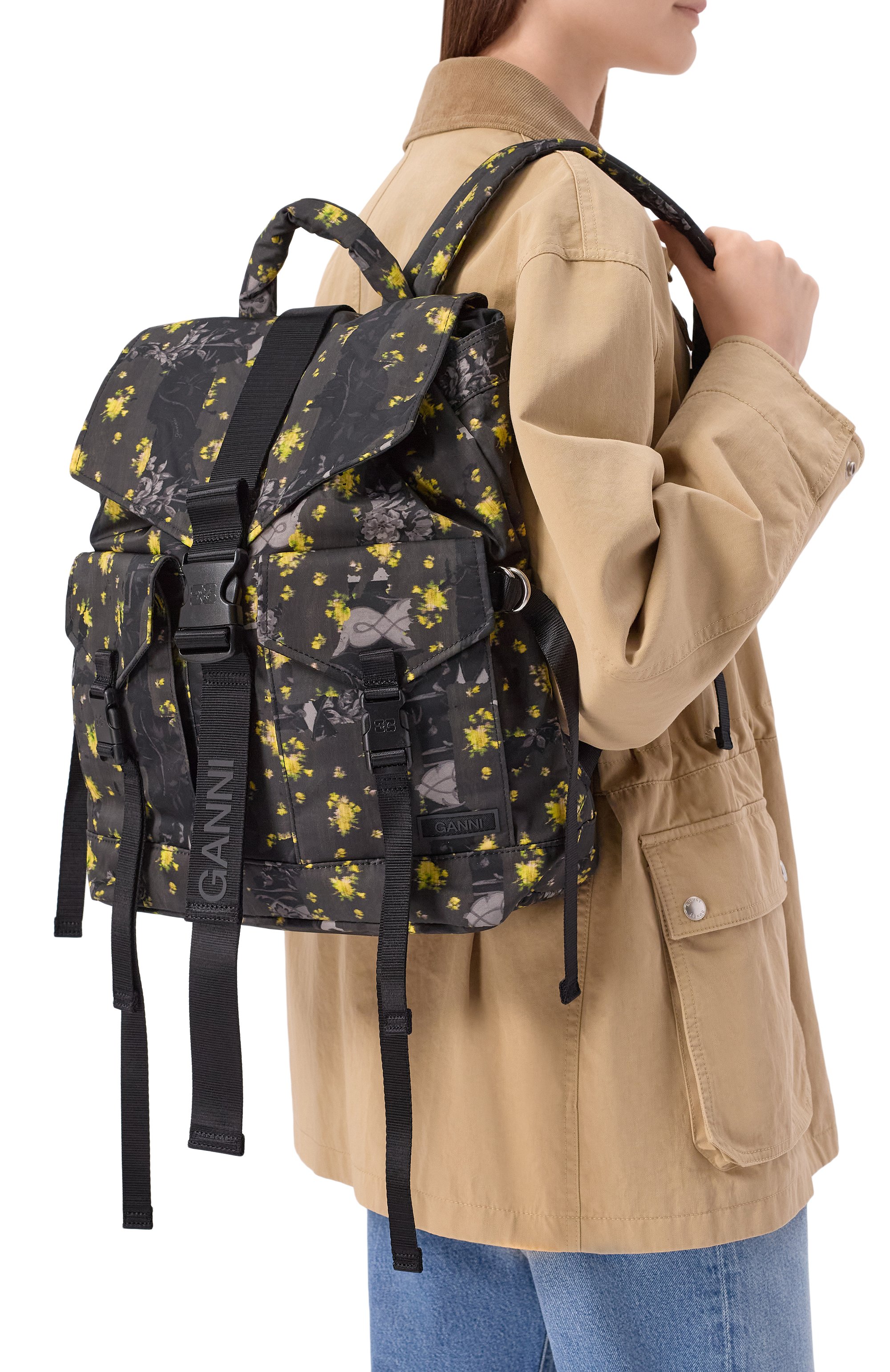 Рюкзак re-tech GANNI, арт. B2010026, фото 2
