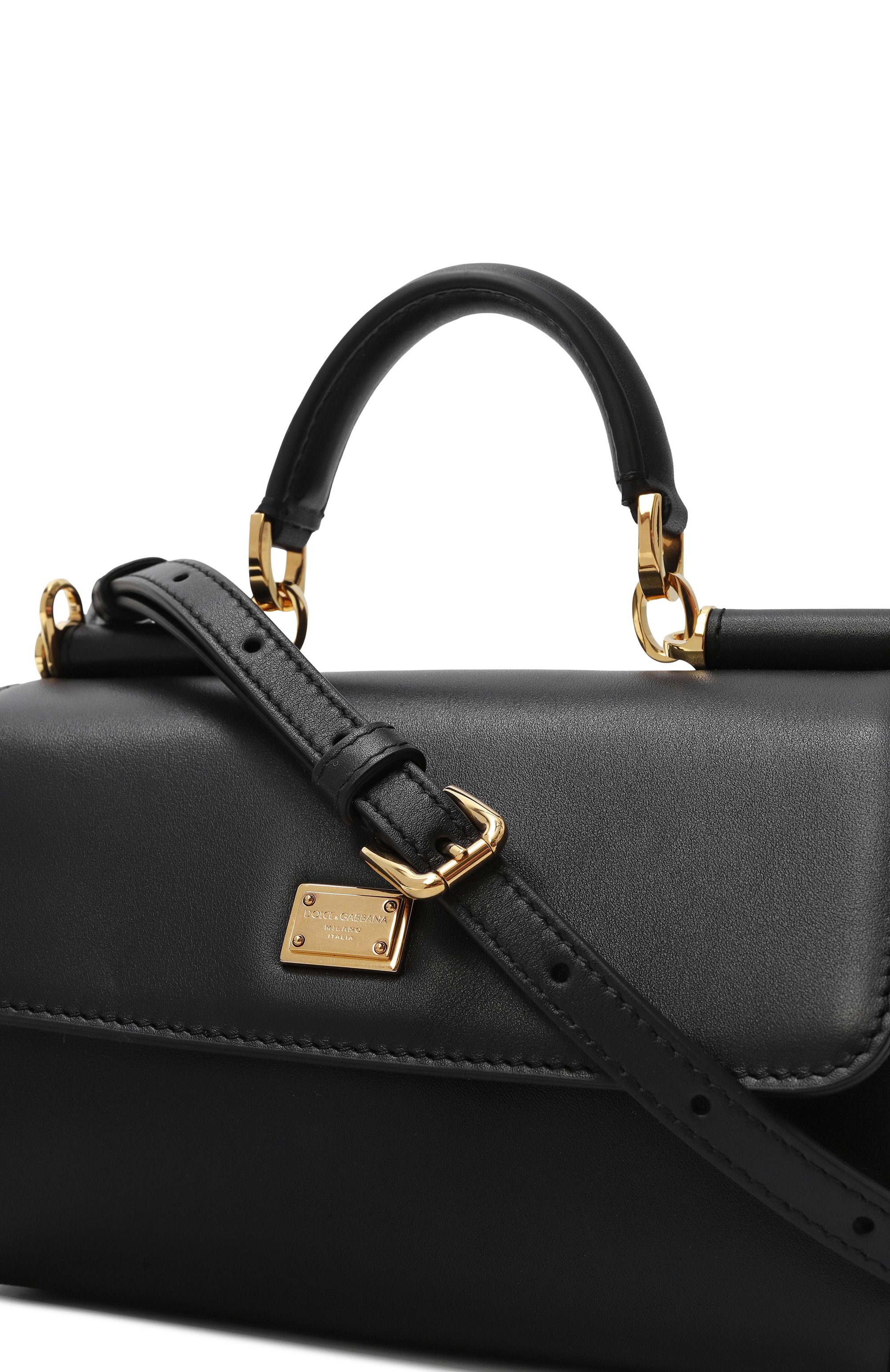 Сумка my sicily mini DOLCE & GABBANA черного цвета по цене 192500 руб., арт. BB7864/B7321, фото 3 Сумка my sicily mini DOLCE & GABBANA, арт. BB7864/B7321, фото 3