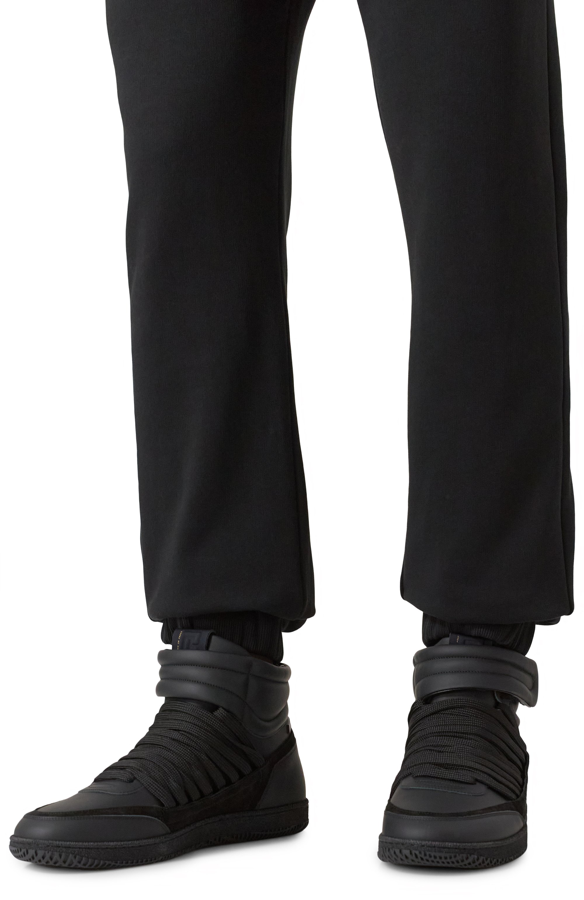 Кожаные кеды swan BALMAIN, арт. EM0VH388/LTSU, фото 3