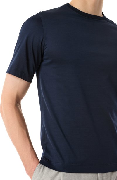 Хлопковая футболка ZILLI, арт. TSR02HM0110VZL000, фото 5