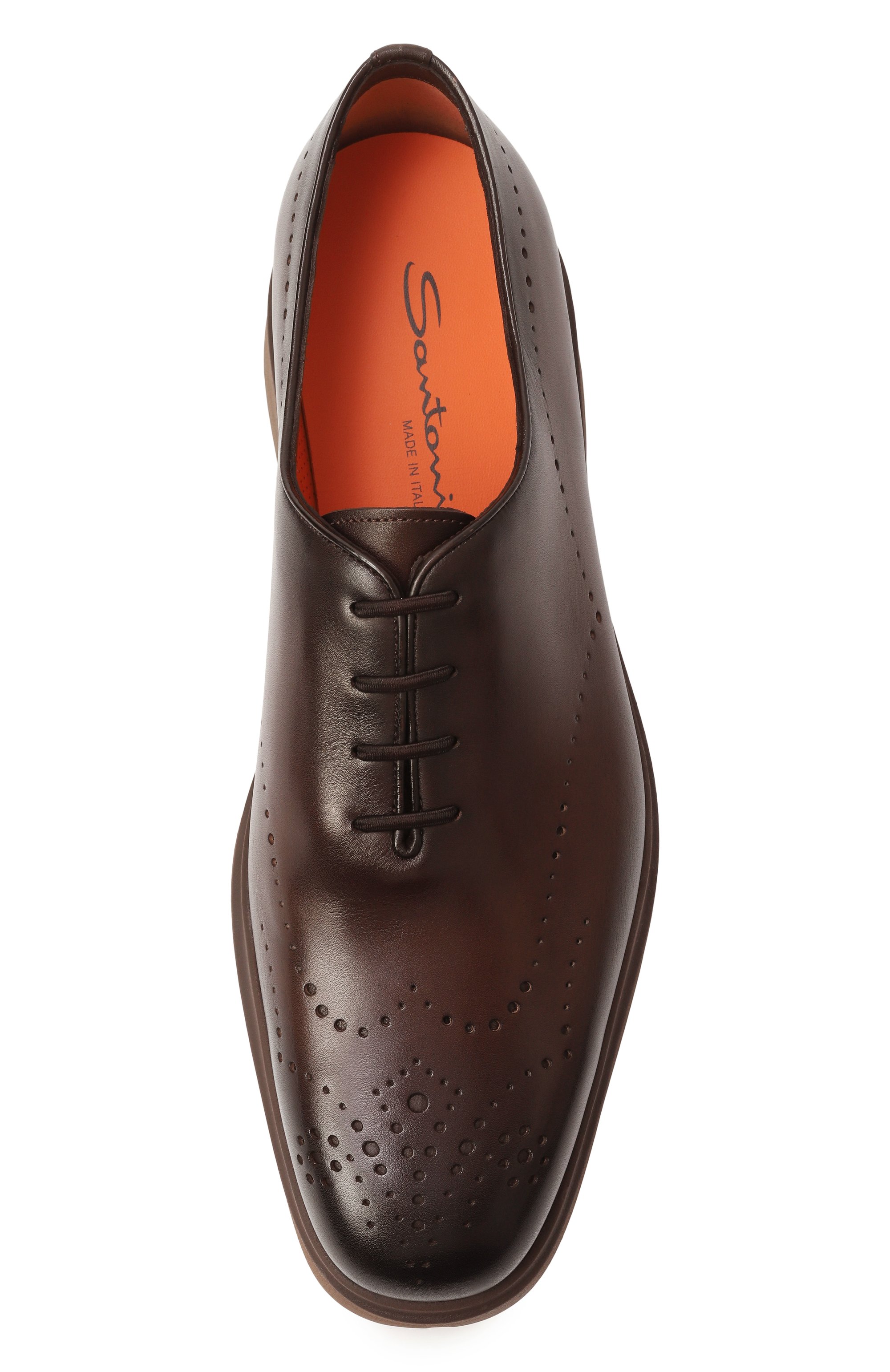 Кожаные оксфорды easy nova SANTONI, арт. MGEG19177TTAXLAS, фото 6