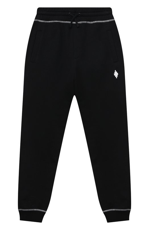 

Хлопковые джоггеры Marcelo Burlon Kids of Milan, Чёрный
