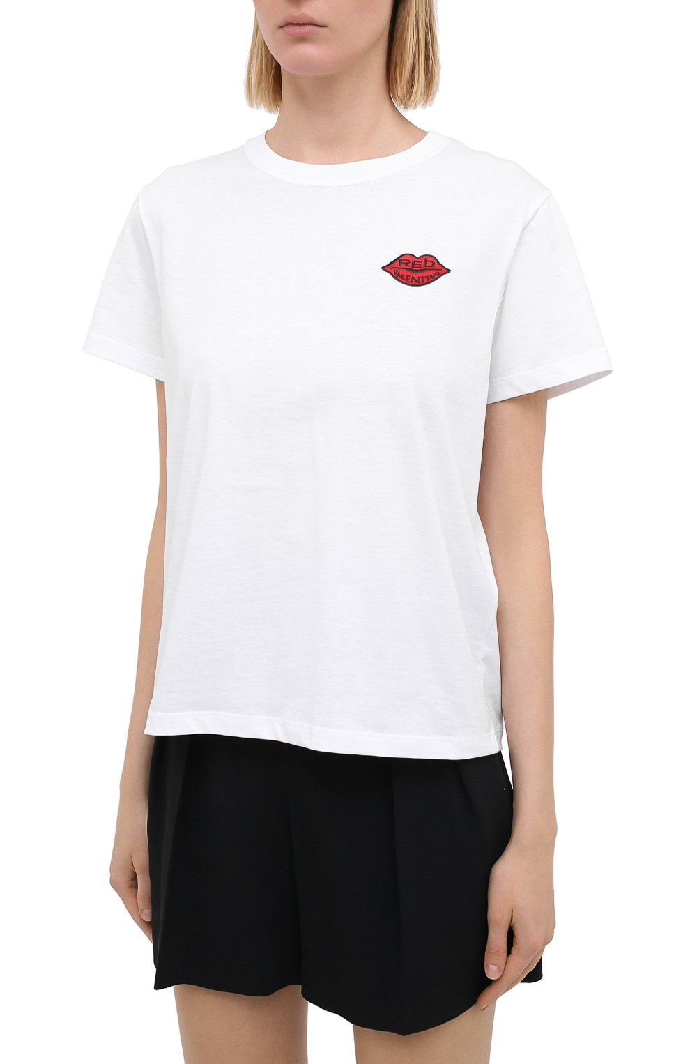 Хлопковая футболка REDVALENTINO, арт. UR0MG07V/5JH, фото 3