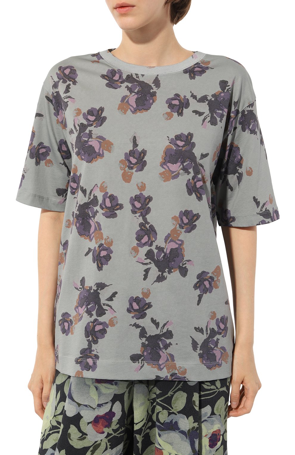 Хлопковая футболка DRIES VAN NOTEN, арт. 232-011150-7639, фото 3