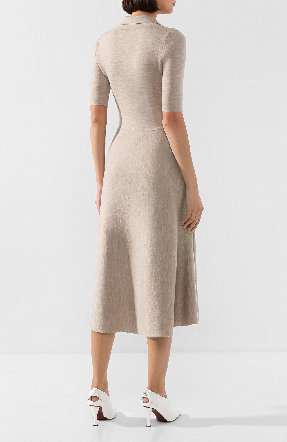 Платье из смеси шерсти и кашемира GABRIELA HEARST, арт. 320914 A004, фото 4