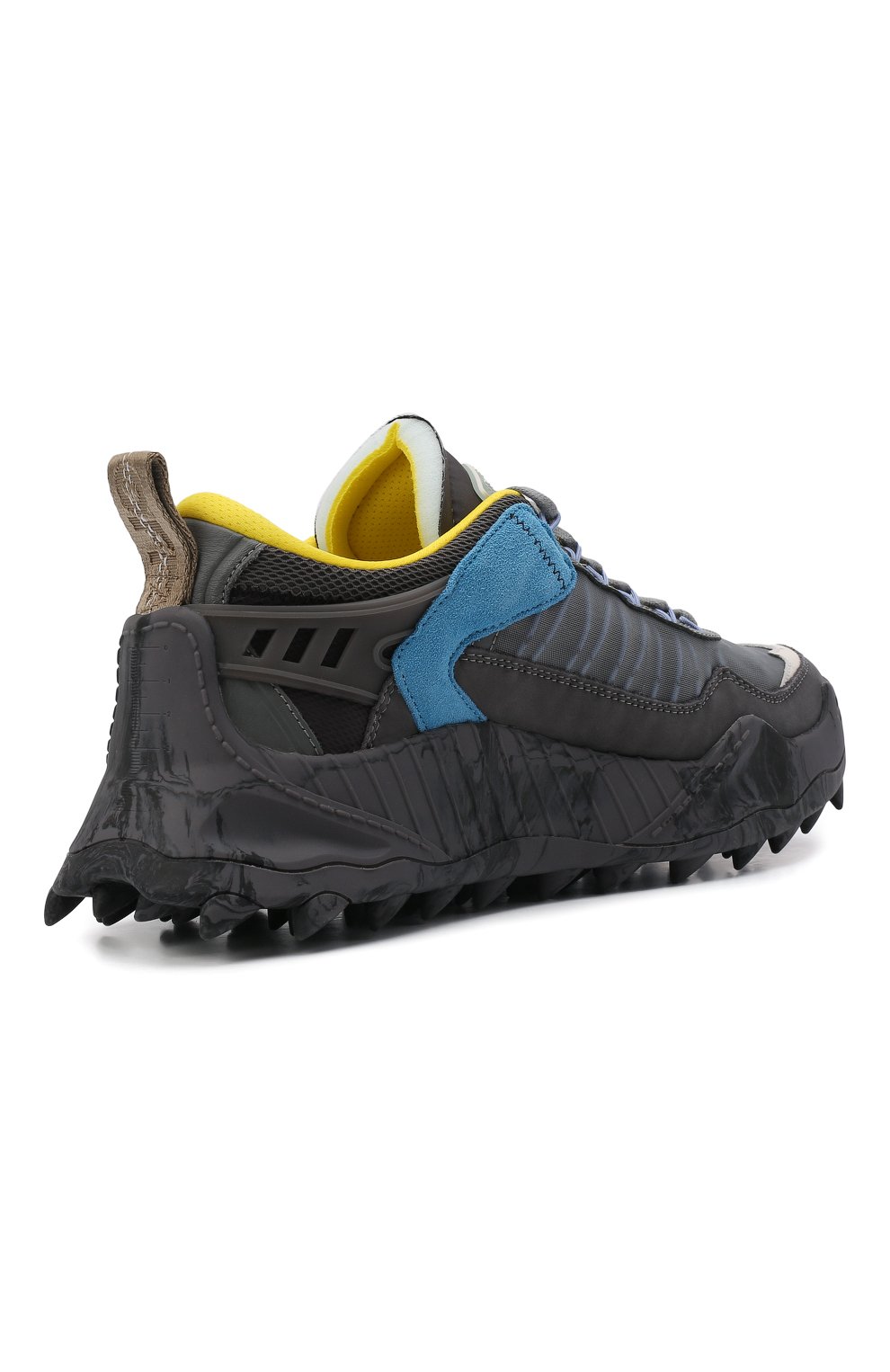 Комбинированные кроссовки odsy-1000 OFF-WHITE серого цвета по цене 65400 руб., арт. 0MIA139F21FAB0020901, фото 5 Комбинированные кроссовки odsy-1000 OFF-WHITE, арт. 0MIA139F21FAB0020901, фото 5