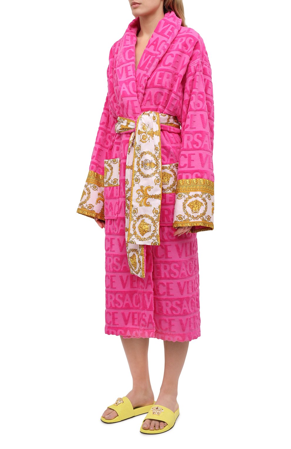 Хлопковый халат VERSACE, арт. ZACJ00008/ZC0SP052, фото 3