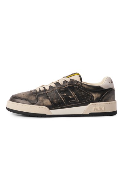 Кожаные кеды match  FENDI, арт. 8E9084/B17Y, фото 4