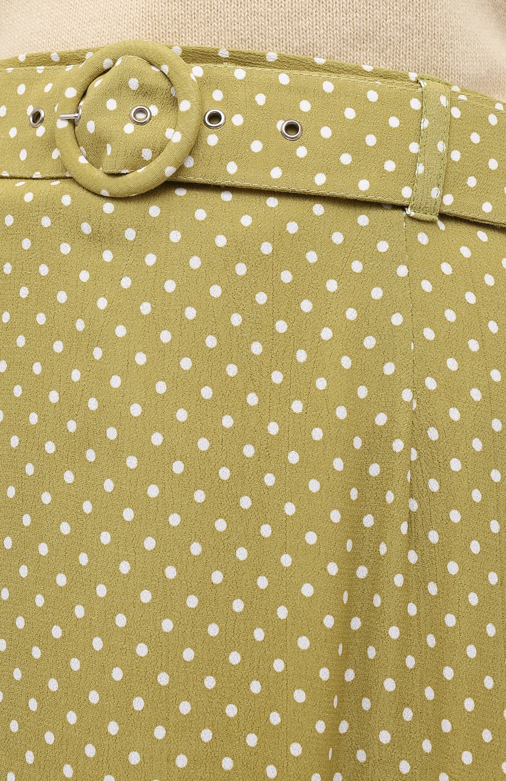 Юбка из вискозы FAITHFULL THE BRAND зеленого цвета по цене 26450 руб., арт. FF1603-BDF, фото 5 Юбка из вискозы FAITHFULL THE BRAND, арт. FF1603-BDF, фото 5