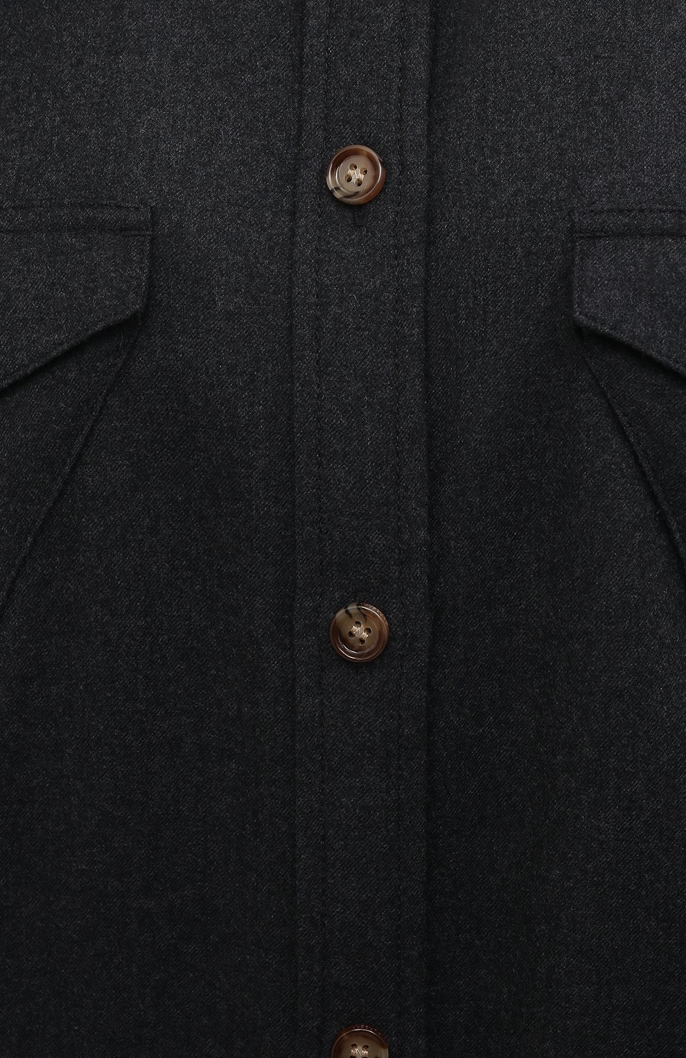 Шерстяная рубашка BURBERRY темно-серого цвета по цене 85700 руб., арт. 8044655, фото 5 Шерстяная рубашка BURBERRY, арт. 8044655, фото 5