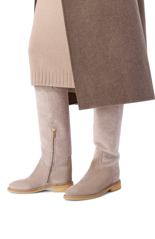 Комбинированные сапоги Santoni WSHG71762PARNHSU Бежевый  WSHG71762PARNHSU Фото 2