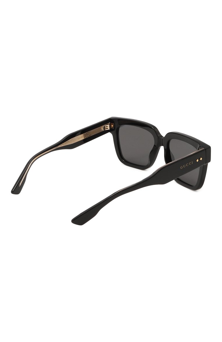 Женские солнцезащитные очки GUCCI черного цвета, арт. GG1084S 001 | Фото 5 (Нос: Не проставлено; Региональные ограничения белый список (Axapta Mercury): Не проставлено; Тип очков: С/з; Материал: Пластик; Очки форма: Квадратные; Оптика Гендер: оптика-женское)