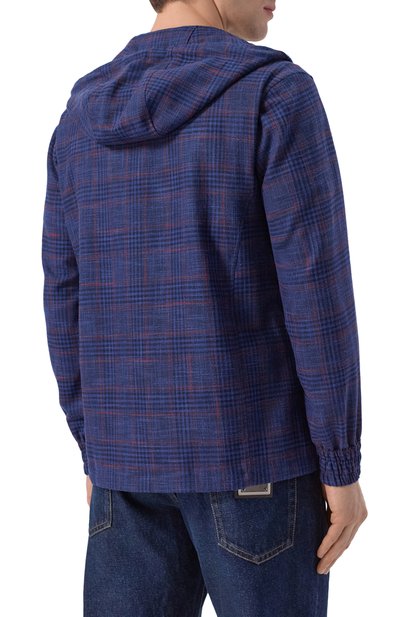 Рубашка из шерсти и шелка KITON, арт. UMC010K0616E14, фото 4