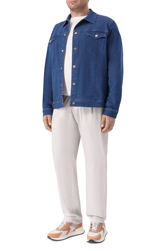 Джинсовая куртка Stefano Ricci MFJ6202310/TR138L Синий  MFJ6202310/TR138L Фото 2