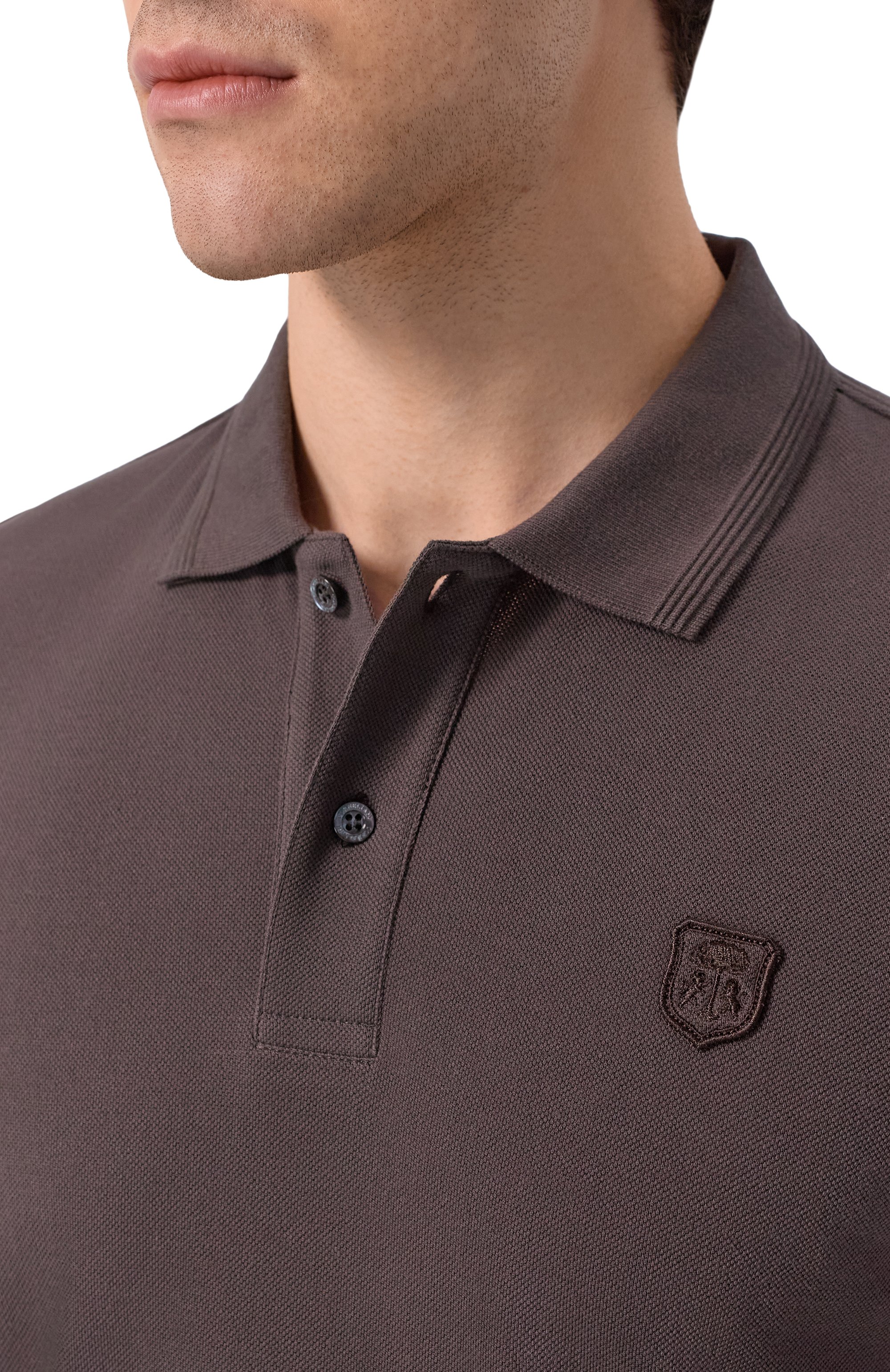 Хлопковое поло CORNELIANI, арт. 27G570/2725045, фото 5