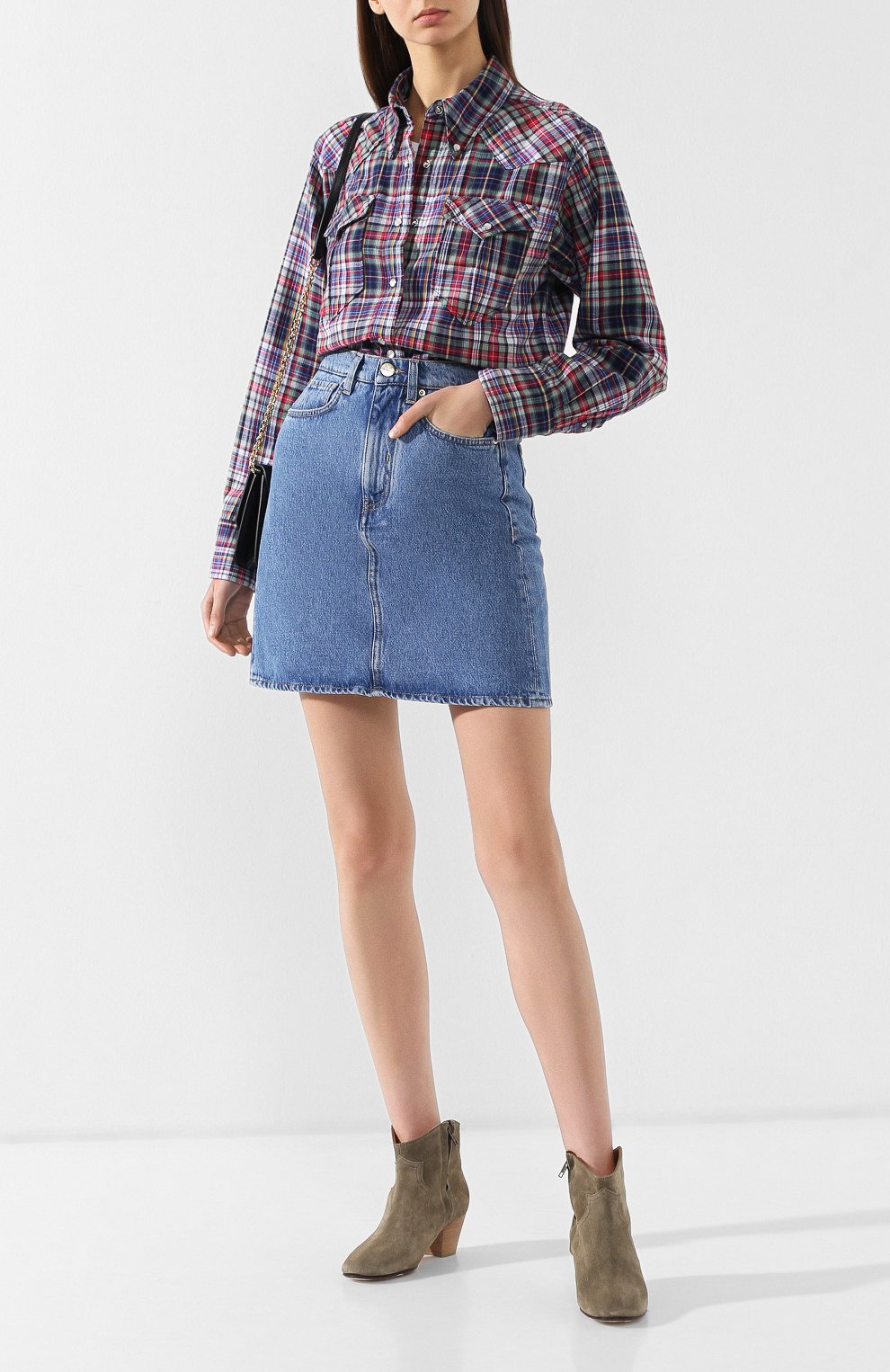 Хлопковая рубашка ISABEL MARANT ETOILE, арт. CH0412-19P020E/DIVANA, фото 2