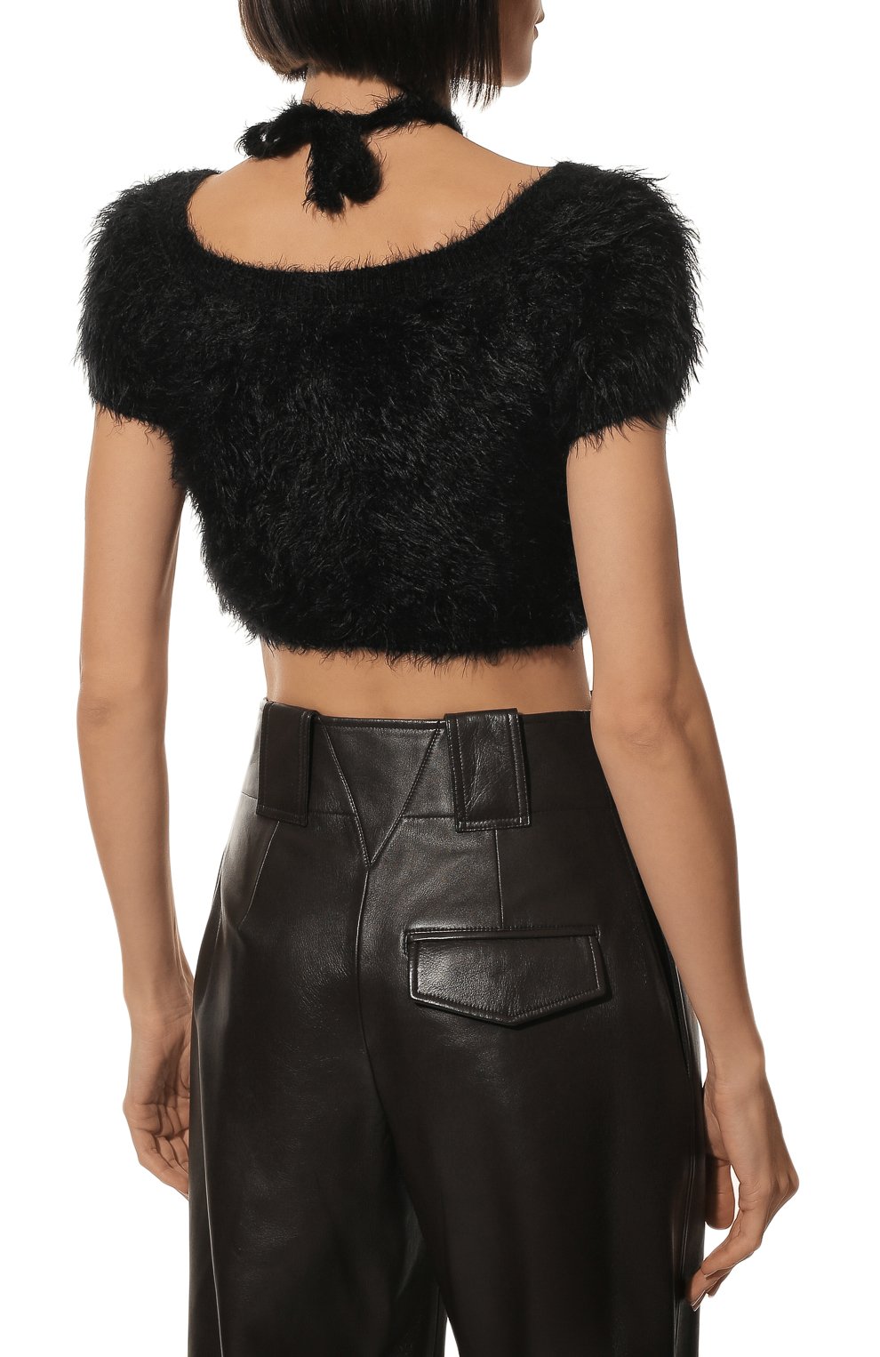 Топ MSGM черного цвета по цене 26750 руб., арт. 3341MDT112 227775, фото 4 Топ MSGM, арт. 3341MDT112 227775, фото 4