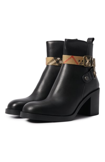 Женские кожаные ботильоны huntley 75 BURBERRY, арт. 8128780
