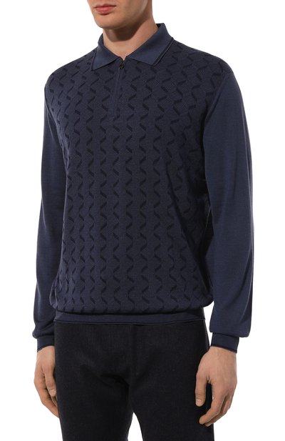 Поло из шерсти и шелка STEFANO RICCI, арт. KE08013P30/E24475, фото 3