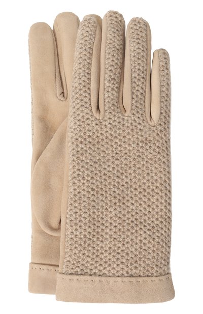 Женские замшевые перчатки KITON, арт. D58909K0540F03