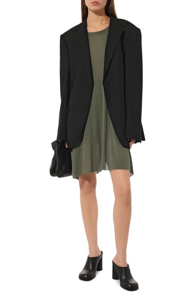 Футболка из вискозы и шелка RICK OWENS, арт. RP01C5204/JS, фото 2