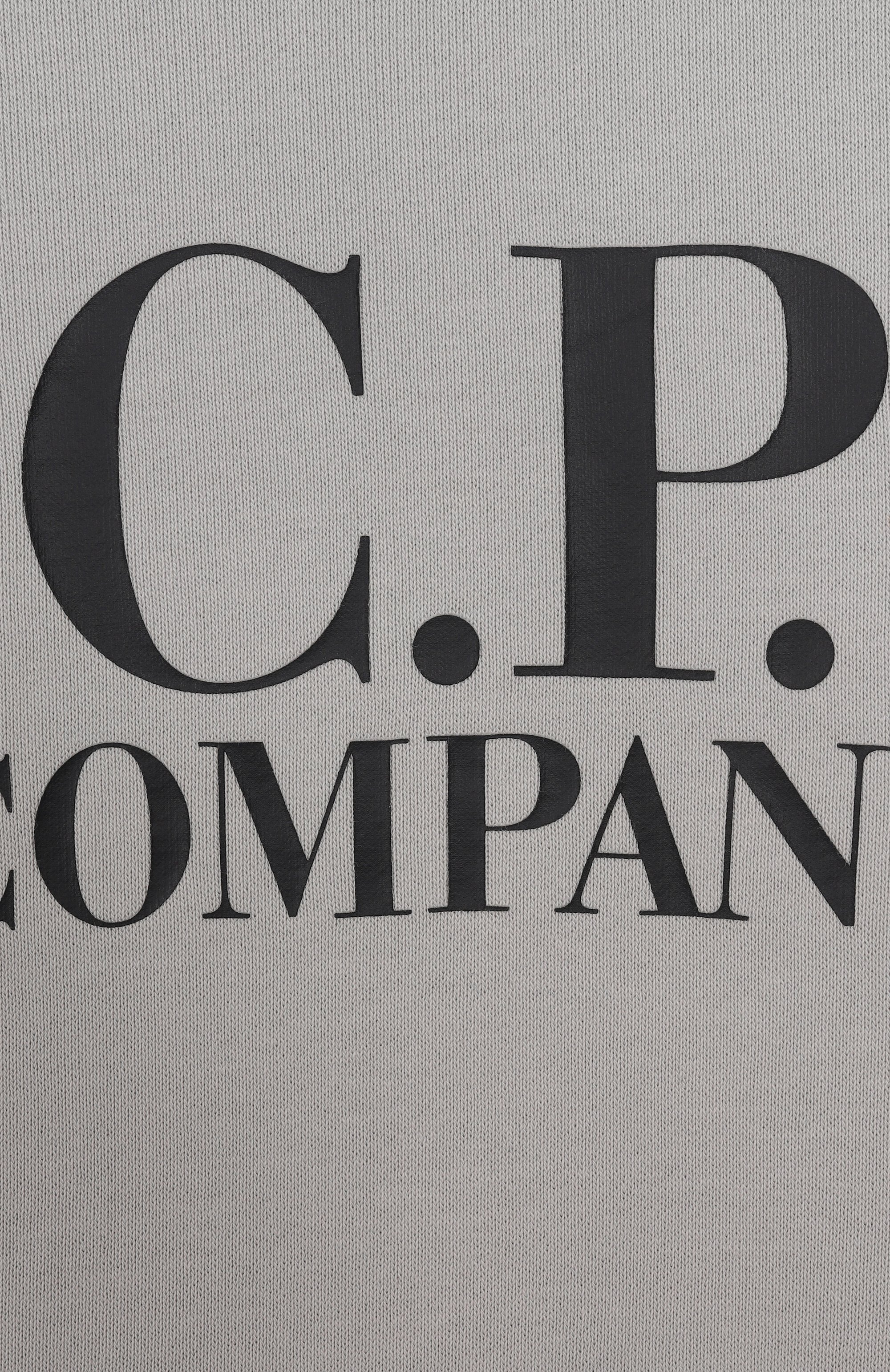 Хлопковый свитшот C.P. COMPANY, арт. EMF00E/LCA69, фото 3