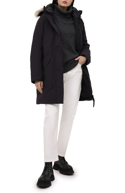 Пуховая парка CANADA GOOSE синего цвета по цене 140500 руб., арт. 6555L, фото 2 Пуховая парка CANADA GOOSE, арт. 6555L, фото 2