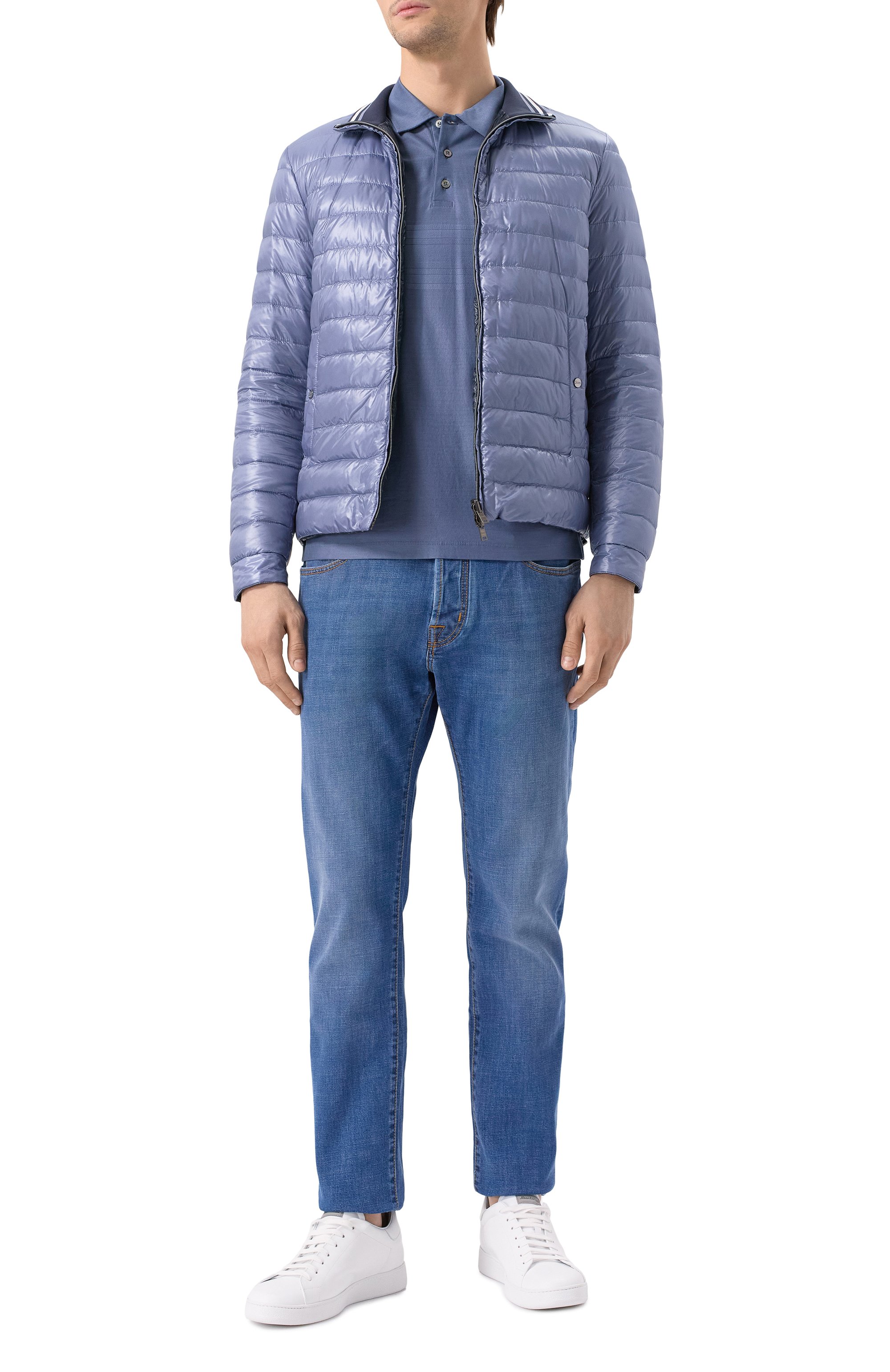 Хлопковое поло CANALI, арт. T0238/MJ02242, фото 2