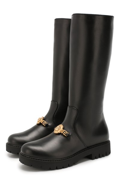 Кожаные сапоги VERSACE, арт. YHF00011/YB00060/30-33, фото 1