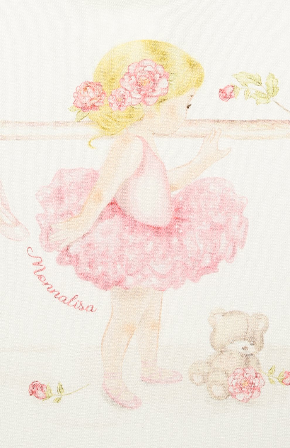 Хлопковая футболка MONNALISA, арт. 397602SB., фото 3