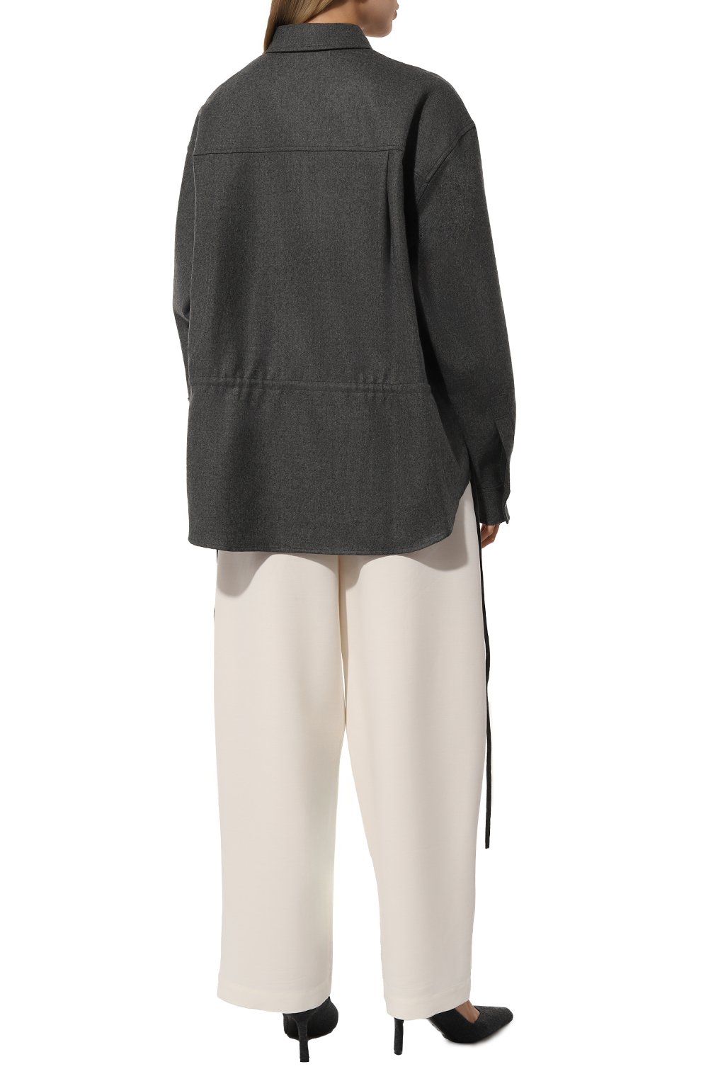 Шерстяная рубашка LE17SEPTEMBRE, арт. LS2479SH003EGR, фото 4