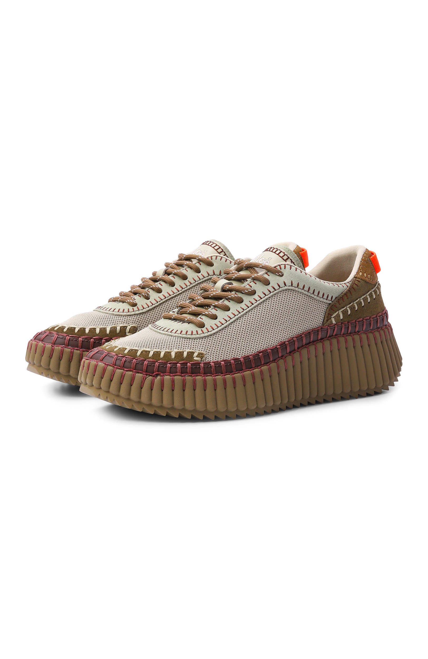 Комбинированные кроссовки nama CHLOÉ, арт. CH26A00RYP, фото 1