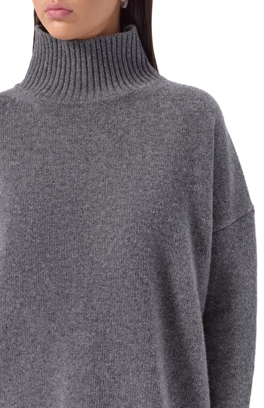 Шерстяной свитер Weekend Max Mara B0RGIA Серый  B0RGIA Фото 5