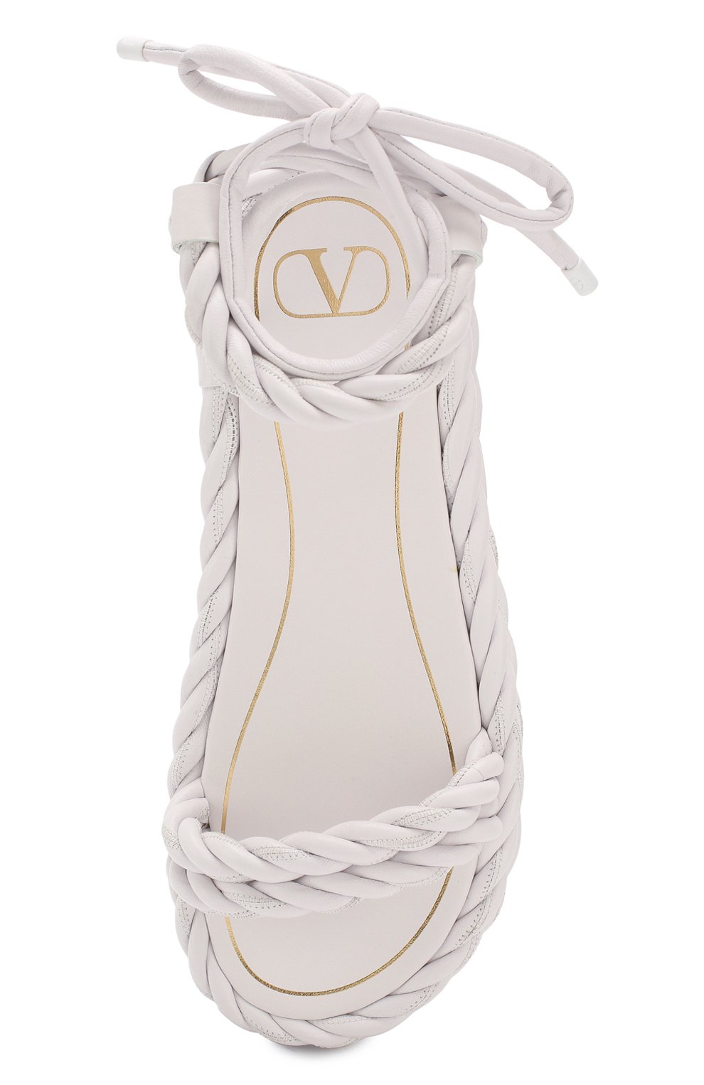 Кожаные сандалии rockstud the rope VALENTINO, арт. TW0S0Y17/GWJ, фото 5