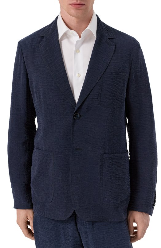 Однобортный пиджак Giorgio Armani GM001935/TE16001 Синий  GM001935/TE16001 Фото 5