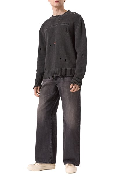 Кожаные кеды hollywood RICK OWENS, арт. RU01E5897/LC0LVS, фото 2