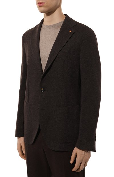 Пиджак из шерсти и хлопка SARTORIA LATORRE, арт. JD74/JG106, фото 5