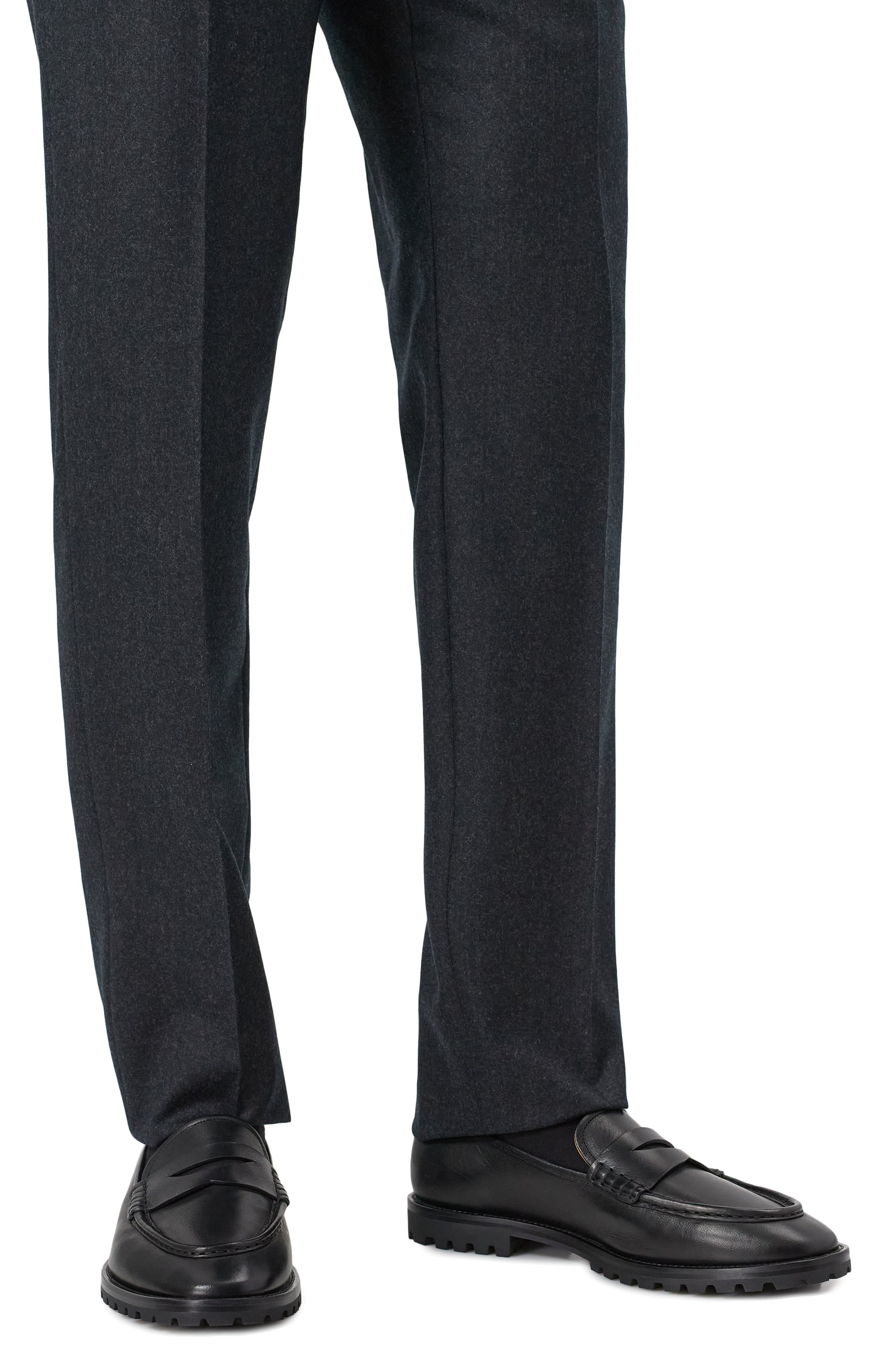 Кожаные пенни-лоферы sandrew BALLY, арт. MSF0GB/BU005, фото 3