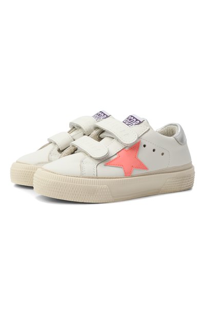 Кожаные кеды may school GOLDEN GOOSE DELUXE BRAND, арт. GJF00198.F007444