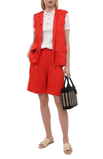 Льняной жилет LORENA ANTONIAZZI, арт. E2103GI006/3347, фото 2