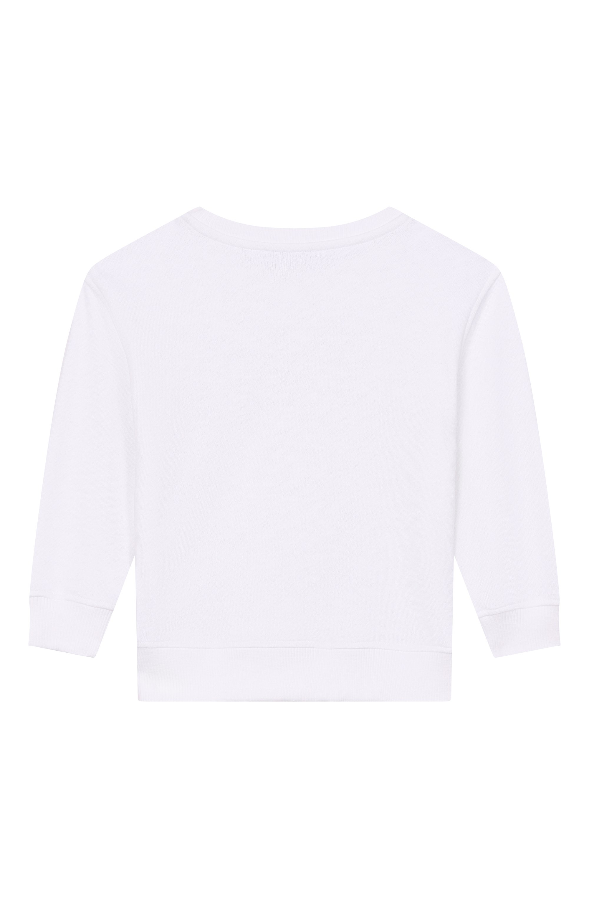 Хлопковый свитшот MOSCHINO белого цвета по цене 13600 руб., арт. HUF09L/LCA88, фото 2 Хлопковый свитшот MOSCHINO, арт. HUF09L/LCA88, фото 2